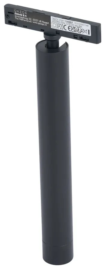 Модерен прожектор черен за 1-фазна релсова система - Slimline Avery