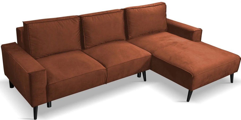 Ъглов диван Junction-Portokali-Left