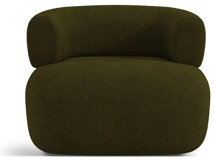 Зелено кресло от букле Jenny – Micadoni Home