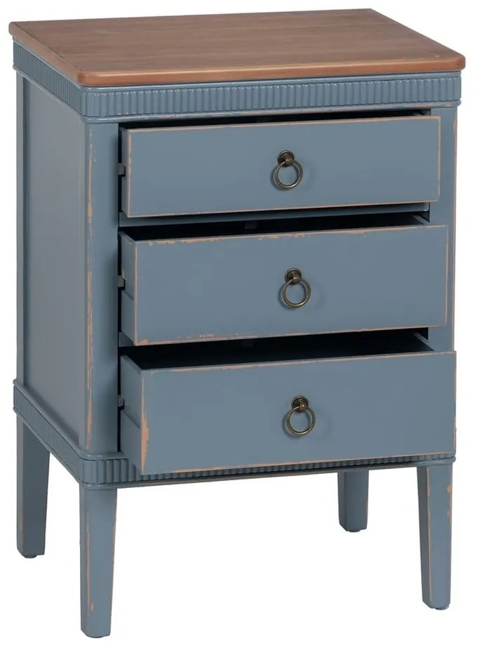 Синьо нощно шкафче Shabby – Ixia