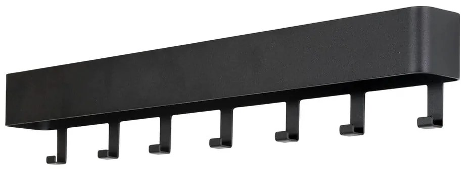 Черна метална стенна закачалка с рафт Dax Play - Spinder Design