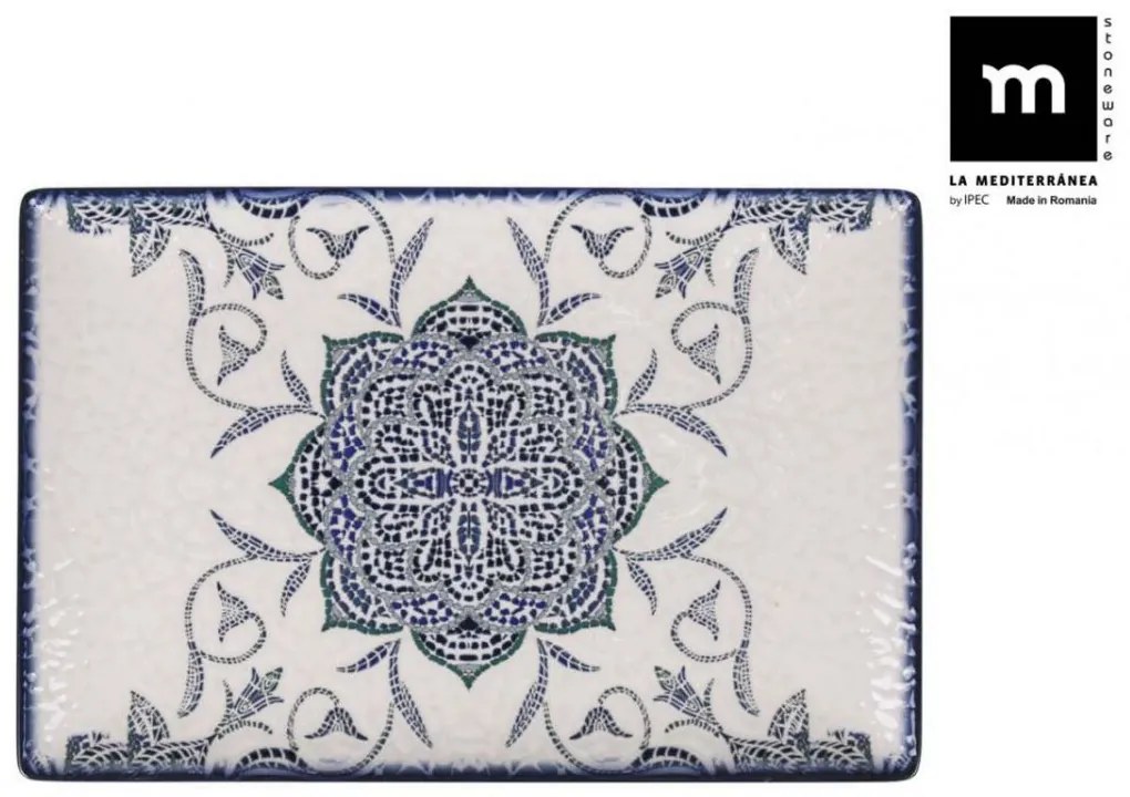 Плато LA MEDITERRANEA Rosetta, Порцелан - 30x8 cm