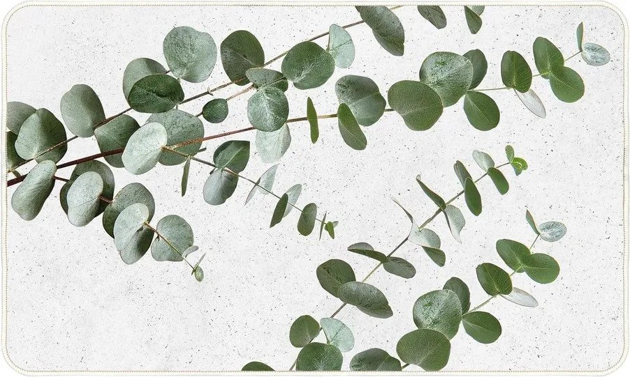 Бял/зелен килим 45x75 cm Stevia – douceur d'intérieur