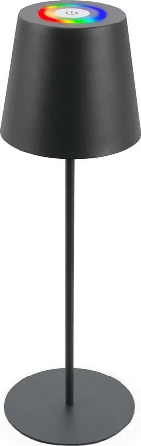 Briloner 7507015 - Презареждаема димируема настолна LED лампа RGBW LED/2,5W/5V IP44 антрацит