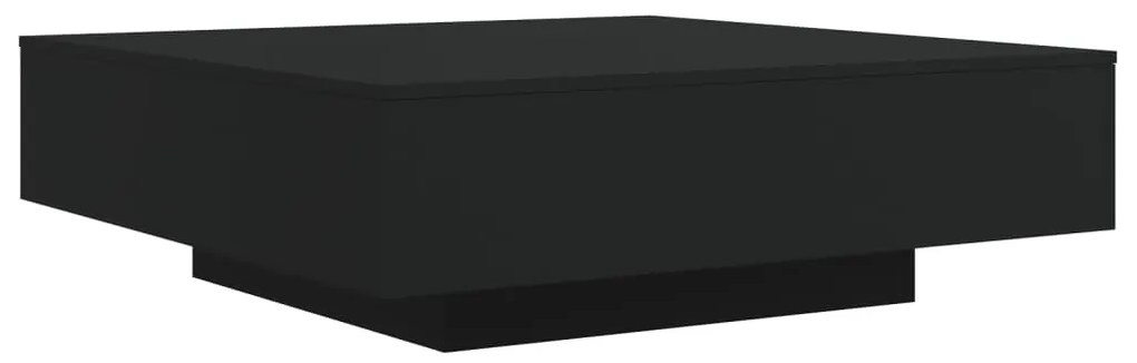 836596 vidaXL Кафе маса, черна, 100x100x31 см, инженерно дърво