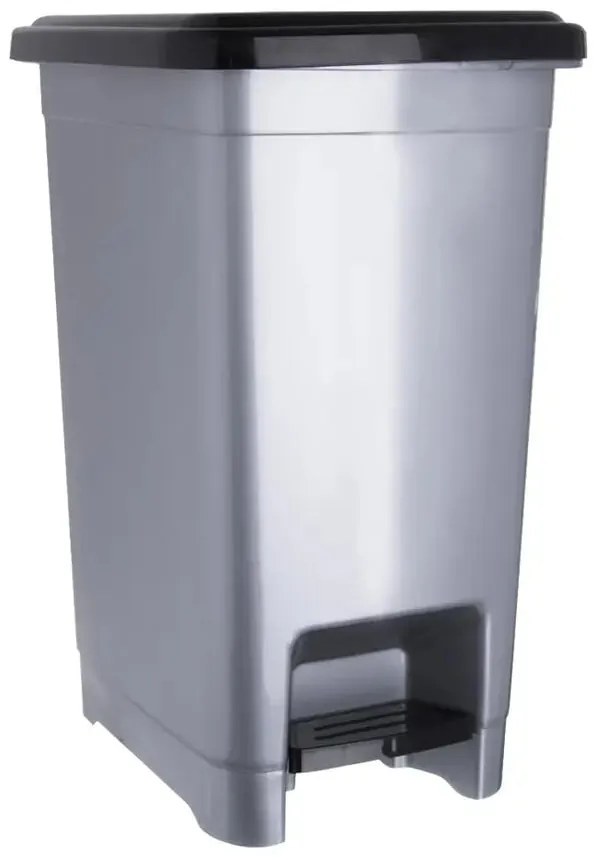 Пластмасов кош за отпадъци с педал 15 L Slim - Orion