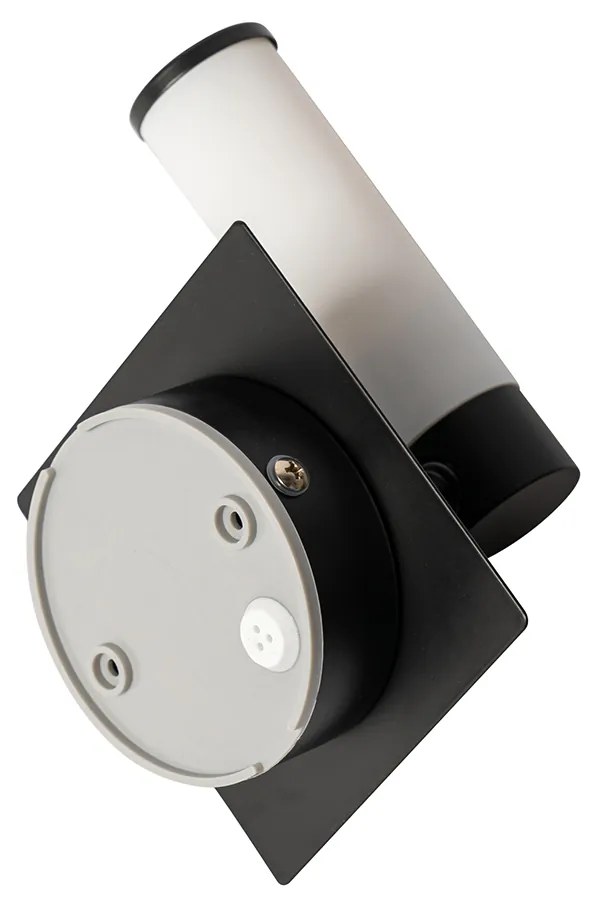 Модерна стенна лампа за баня черна IP44 - Bath