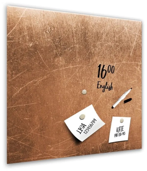 Магнитна дъска Styler Grey Copper, 30 x 30 cm