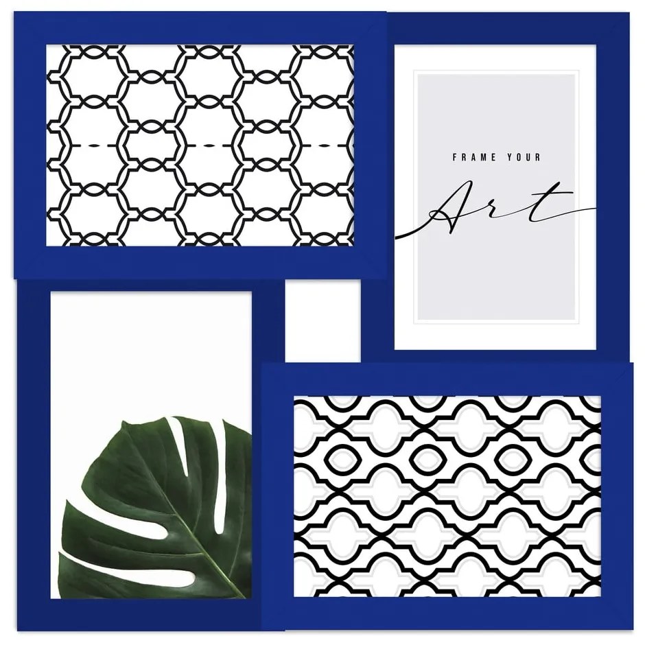 Тъмносиня рамка висяща 27x27 cm – knor