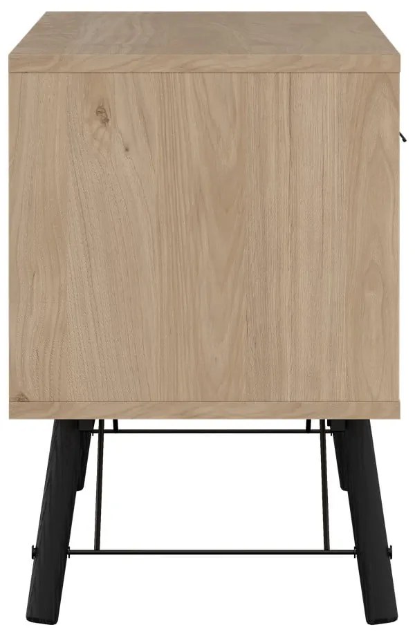 Маса за телевизор от дъбов декор в естествен цвят 150x60x40 cm Ry – Tvilum