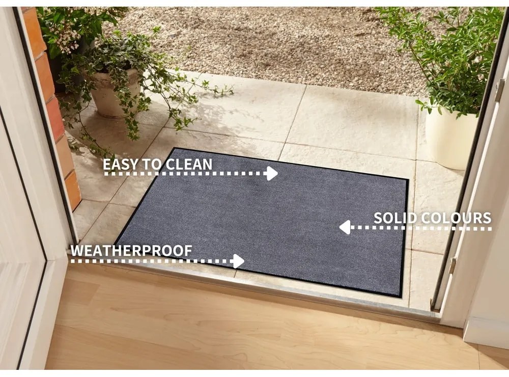 Сива изтривалка 80x60 cm - Ragami