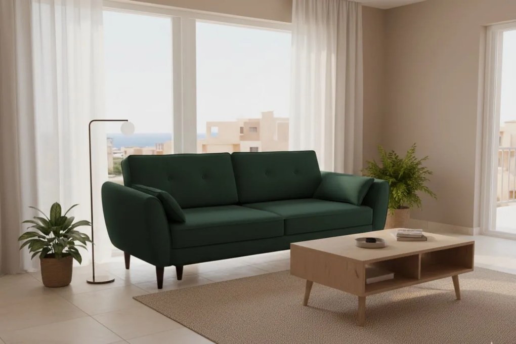 Диван Candela триместен-Πετρόλ