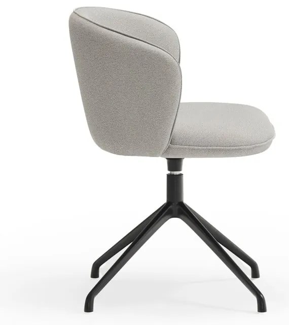 Светлосиви тапицирани трапезни столове в комплект 2 бр. Add – Teulat