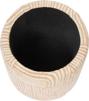Табуретка с място за съхранение atmosphera Nubo, Шенил, Бежов, 31 cm
