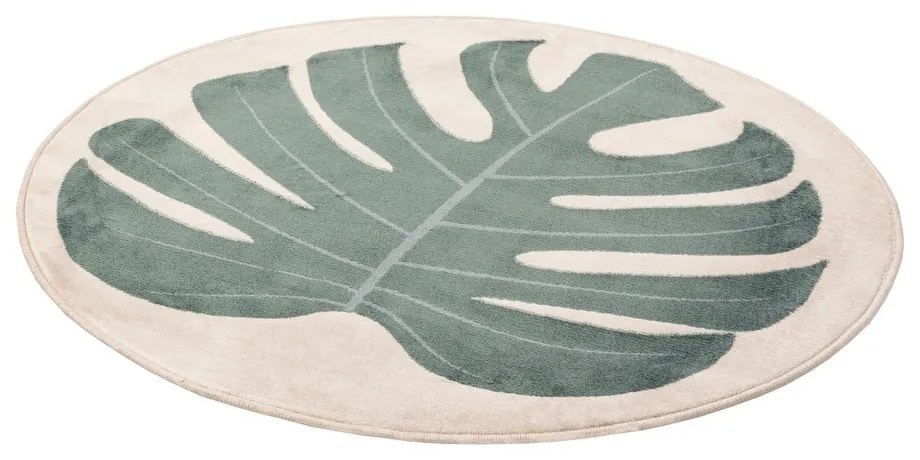 Зелено-бежов детски килим ø100 cm Deliciosa Malachite – FD