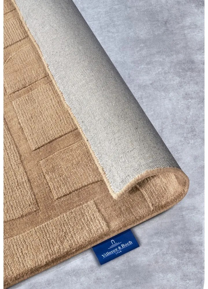 Бежова ръчно изработена вълнена пътека 80x250 cm Alexis – Villeroy&amp;Boch