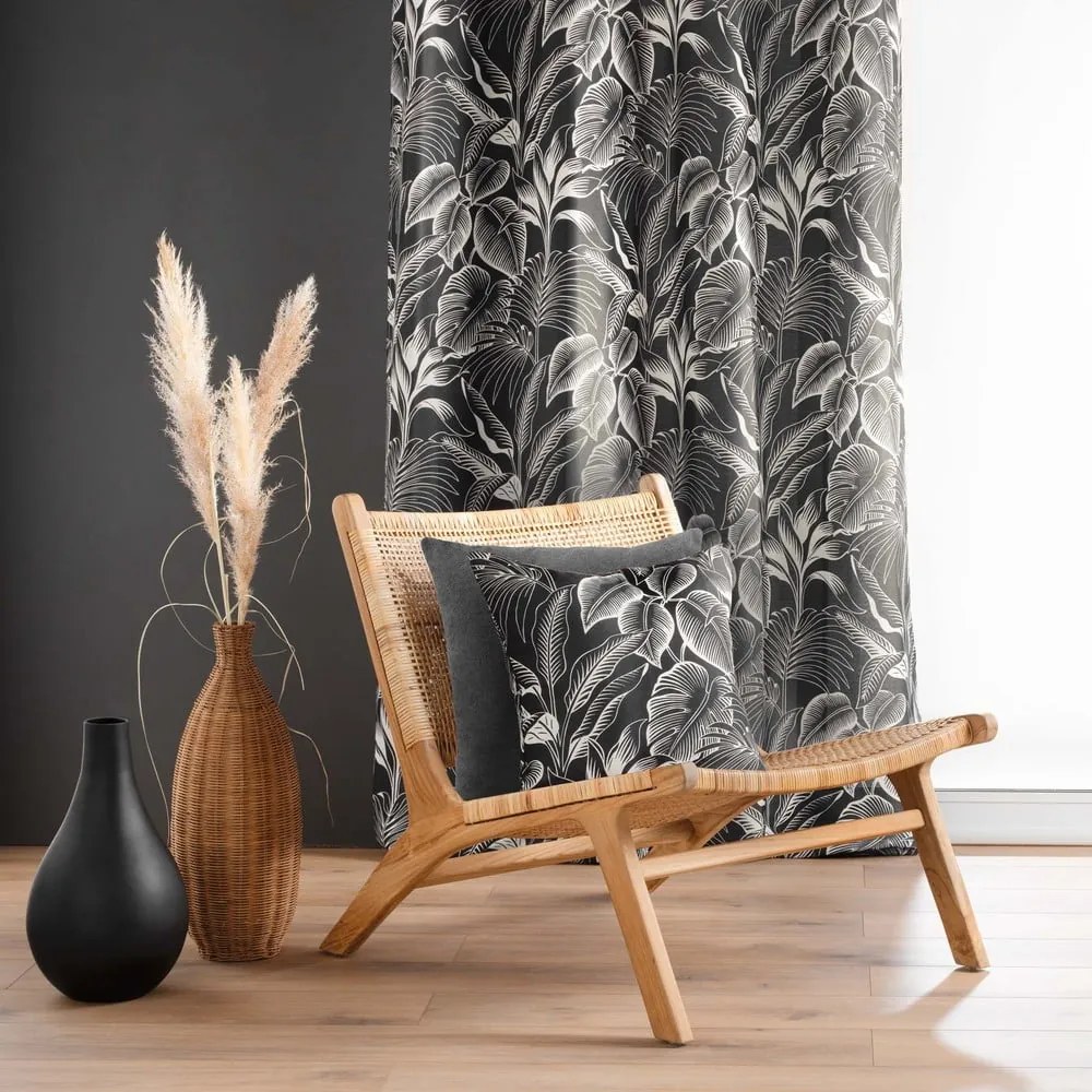 Черно-бяла завеса 140x260 cm Cabana – douceur d'intérieur