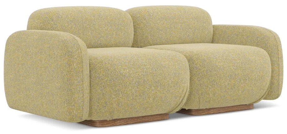 Жълт модулен диван 190 cm Ailani – Makamii