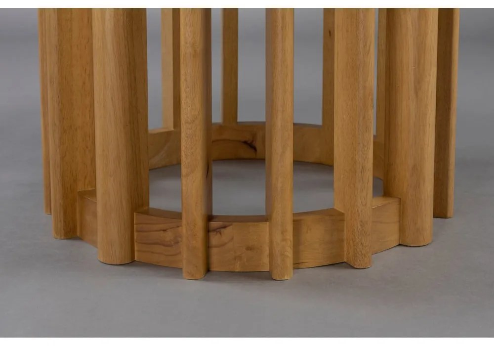 Кръгла трапезна маса с дъбов плот ø 120 cm Barlet – Dutchbone