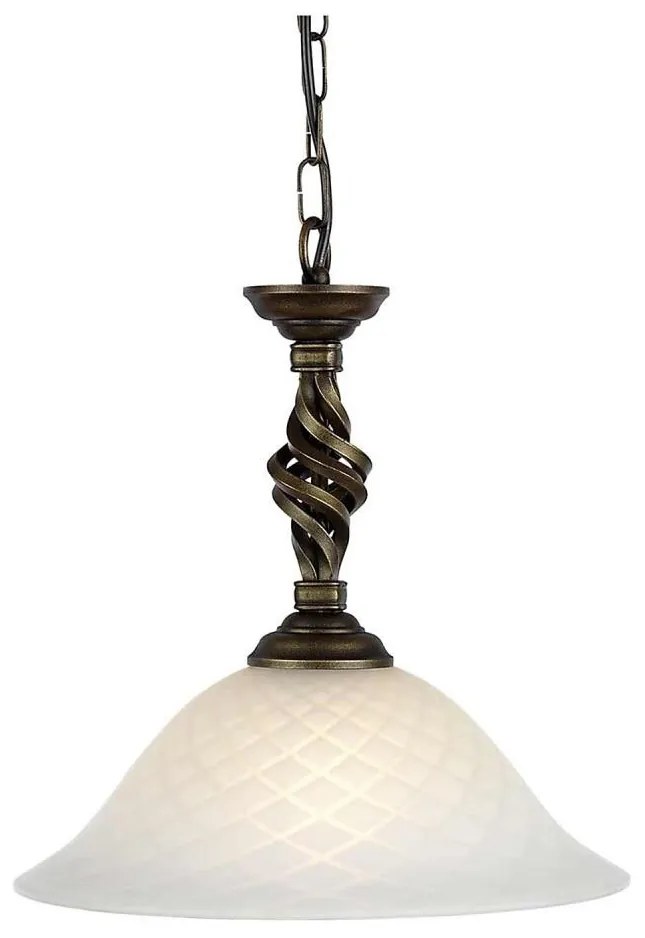 Elstead PB-P-BLK-GOLD - Пендел PEMBROKE 1xE27/60W/230V