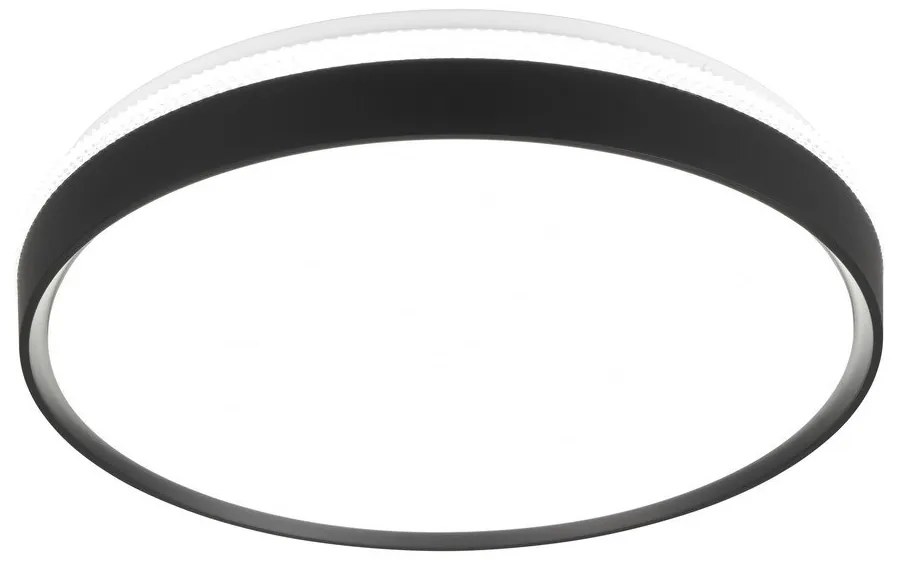 Черно-бяло LED осветително тяло за таван ø 47 cm Spacy – Reality