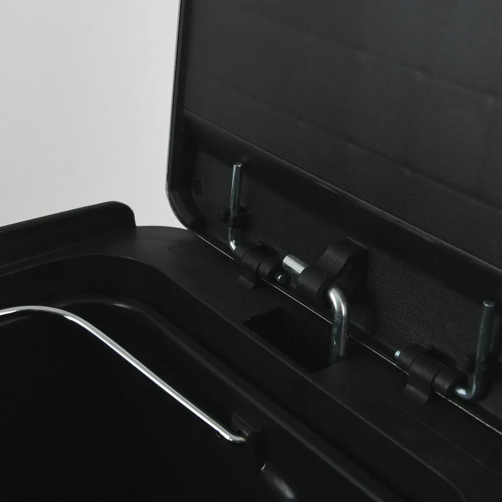 Стоманено кошче за боклук 2x20 l за рециклиране с педал в матово сребрист цвят Aliya – Spirella