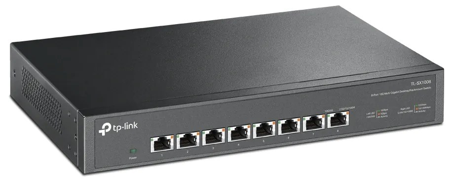 8-портов 10G настолен комутатор TP-Link TL-SX1008