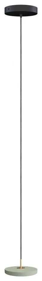 Светлозелена LED лампа за окачване с метален абажур ø 15 cm Asteria Micro - UMAGE