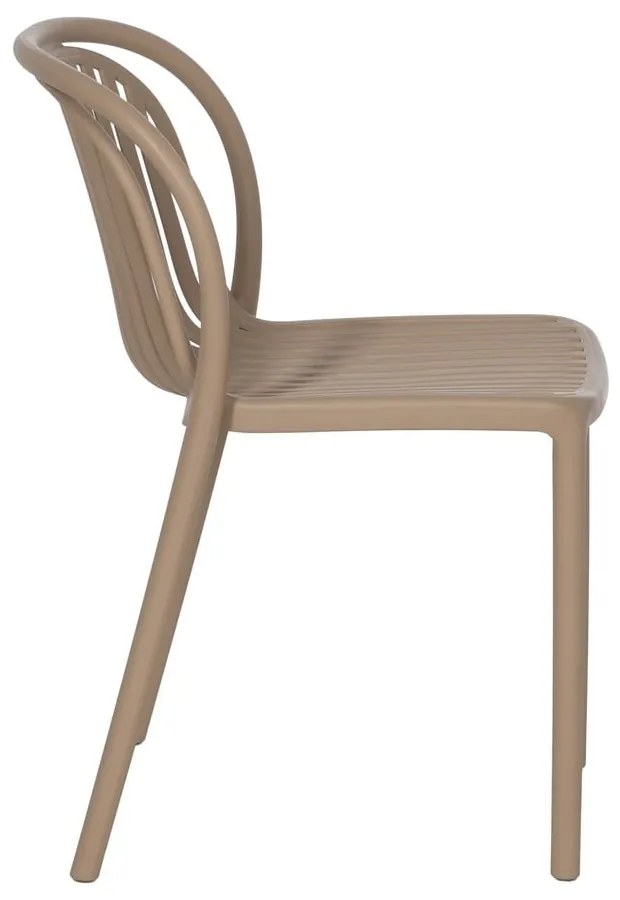 Бежов пластмасов трапезен стол Alia – Ixia