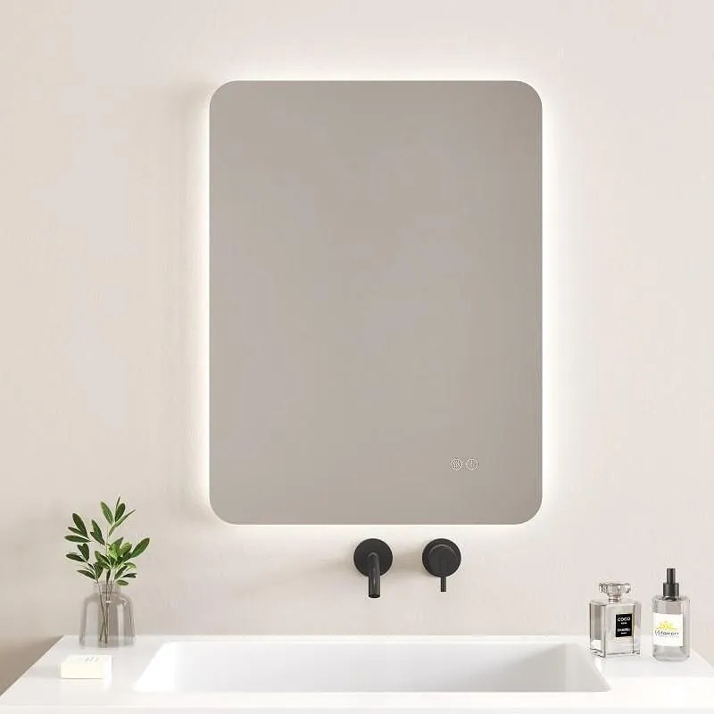 LED огледало с нагревател FICO 1945-60, Inter Ceramic, 60х80см