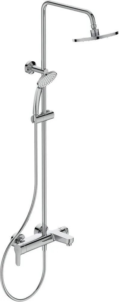 Душ система с едноръкохватков смесител за вана/душ CERAFINE O, BC525AA