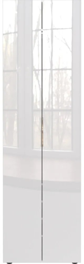 Бял гардероб 59x197 cm Genova – Germania