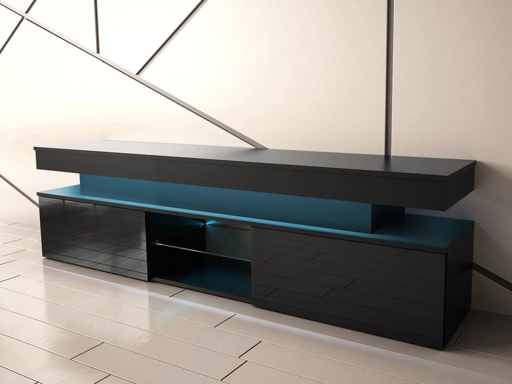 TV шкаф Glossa 2D 190 със LED-Mauro gualistero
