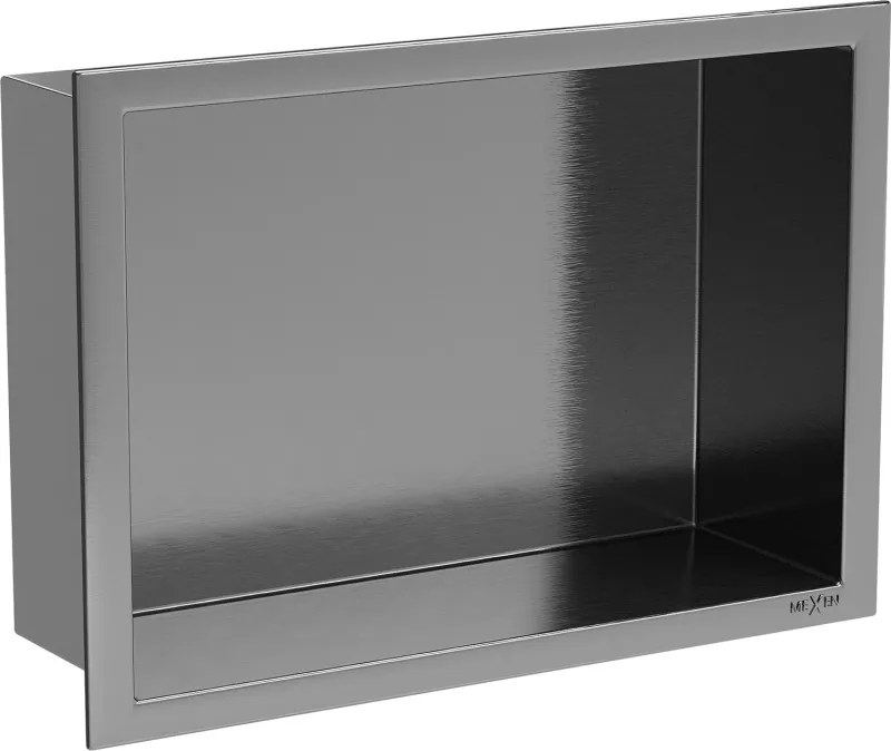 Mexen X-Wall-R вградена полица с яка 30 x 20 cm, матиран gun gray - 19E0302010