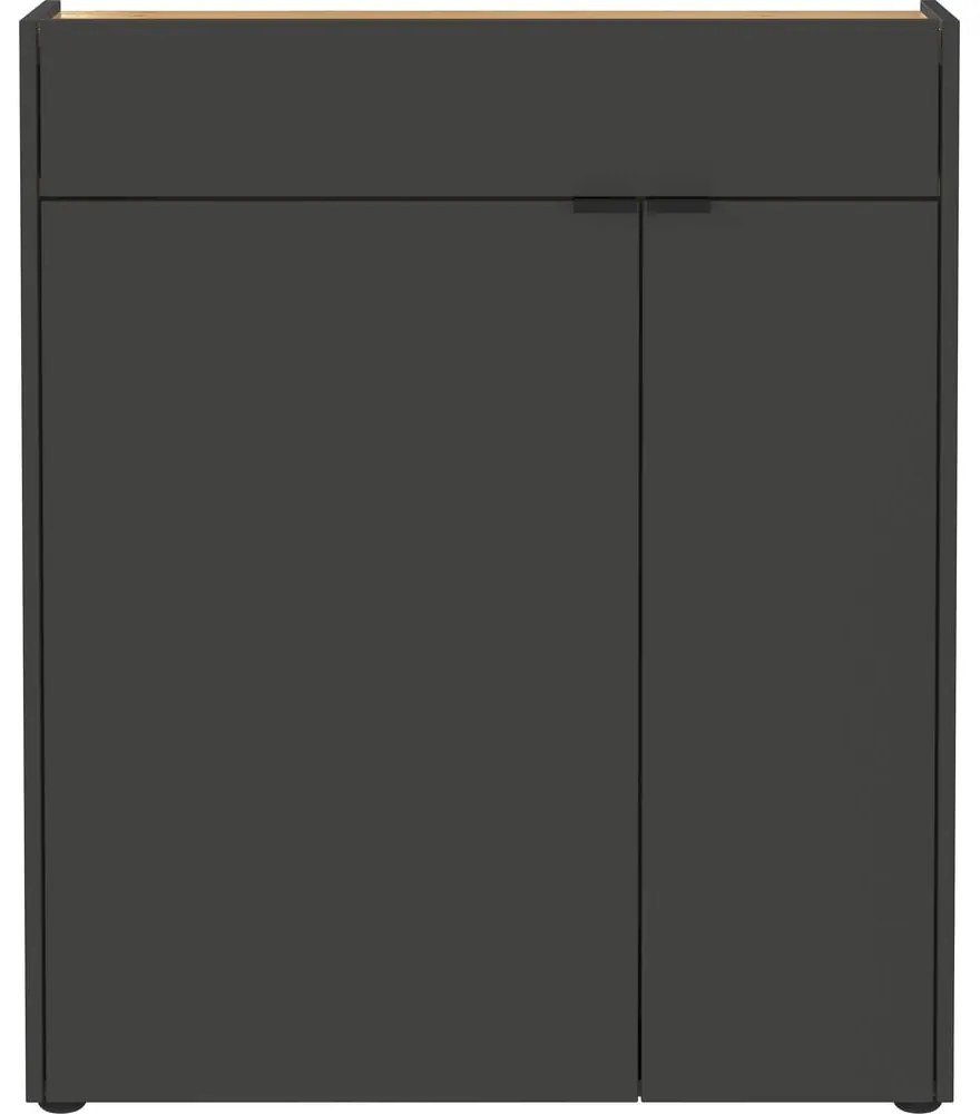 Антрацитно шкафче 82x102x22 cm Ameca – Germania