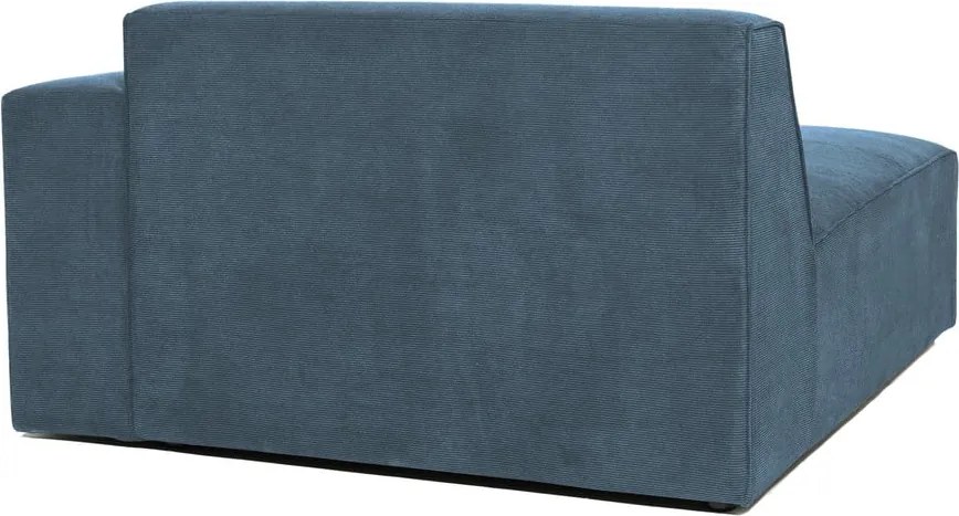 Син модулен диван от рипсено кадифе (десен ъгъл) Sting – Scandic