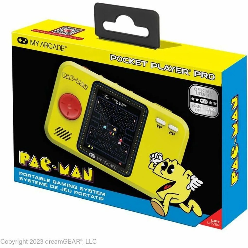 Преносима Конзола за Игра My Arcade Pocket Player PRO - Pac-Man Retro Games Жълт