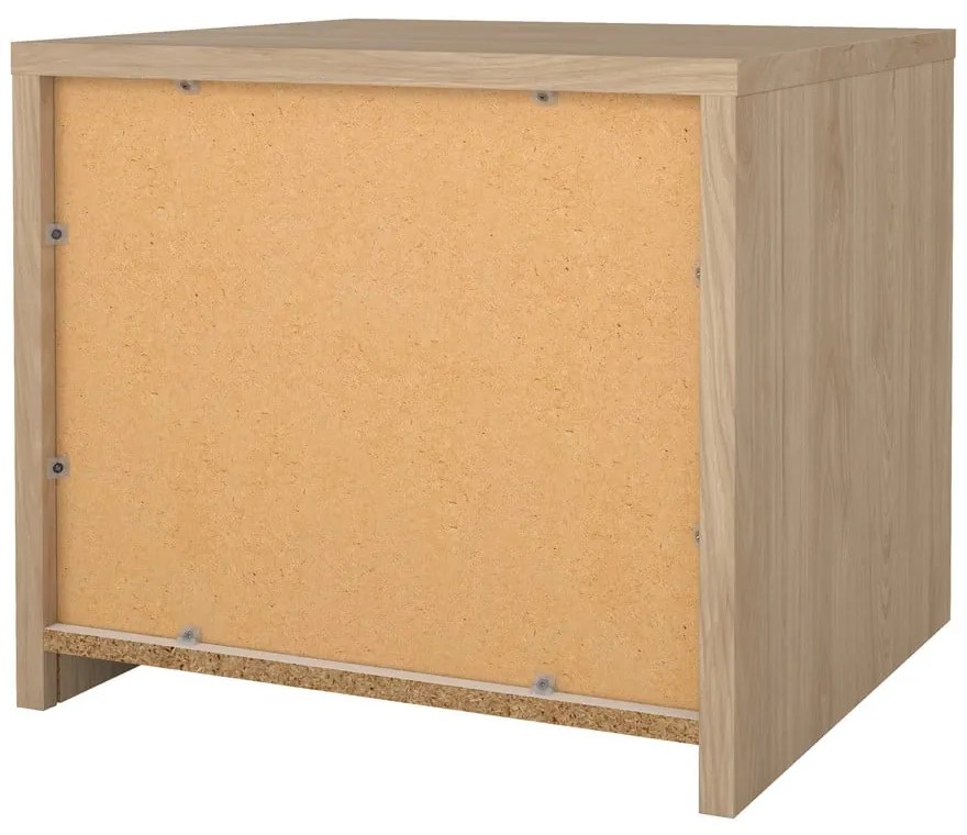 Нощно шкафче в бял и естествен цвят Next – Tvilum