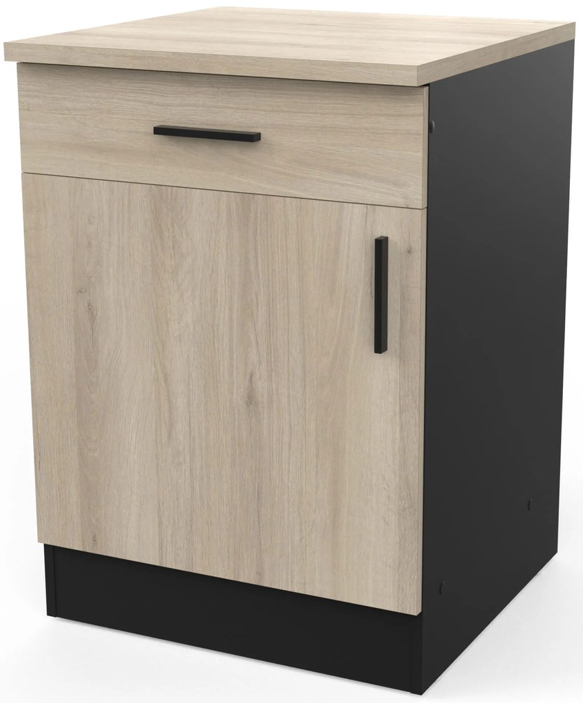 Подов шкаф Poppy 60-Mauro - Fusiko