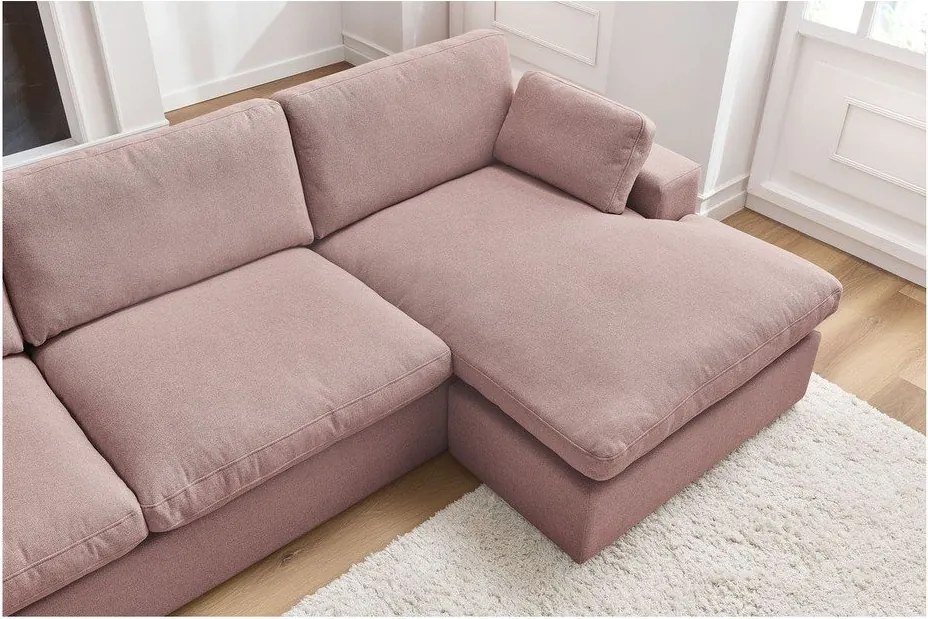 Розов ъглов диван Belair – Bobochic Paris