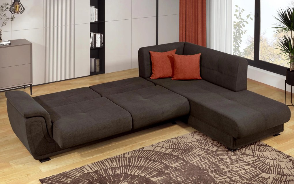 Разтегателен ъглов диван + клик-клак механизъм Принцес лукс