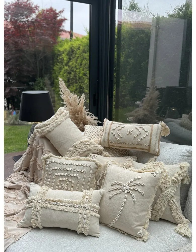 Памучна калъфка за възглавница 30x50 cm Seashells – Mioli Decor