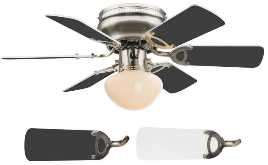 Globo 03803 - Таванен вентилатор UGO 1xE27/60W/230V