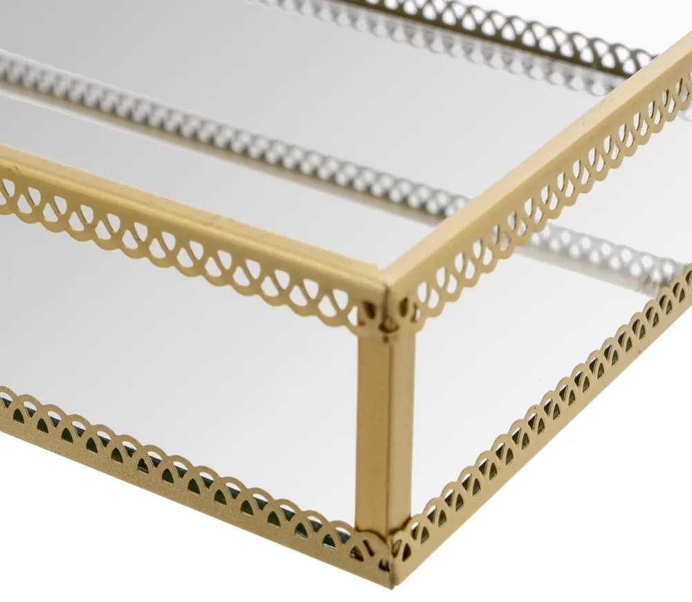 Метални декоративни подноси 2 бр. 14x24 cm – Casa Selección