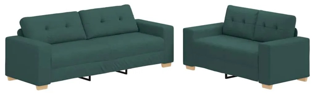 3324715 vidaXL Комплект дивани 2 pcs Жълто 221 x 78 x 80 см. Тъкан