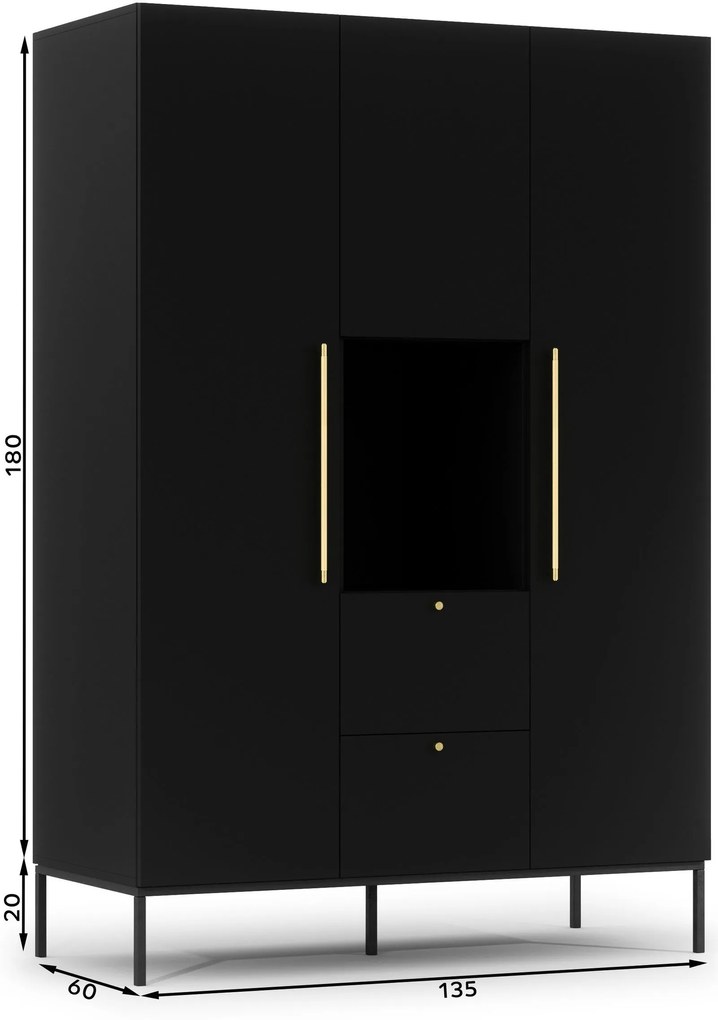 Гардероб Lazzy II-Black