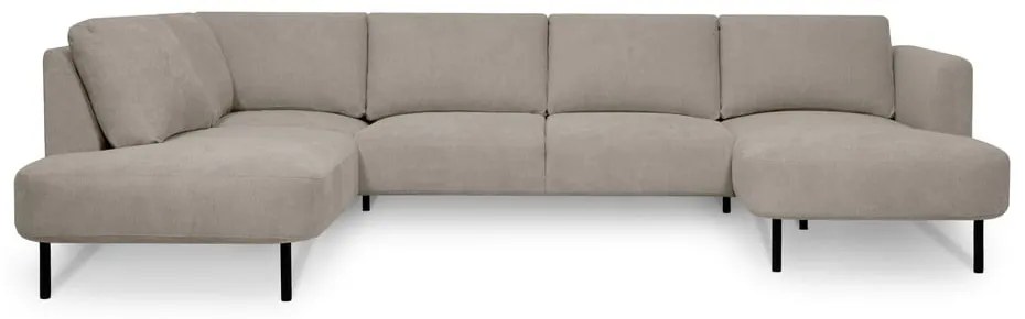 Бежов ъглов диван (ляв ъгъл/"U" форма) Hero – Scandic