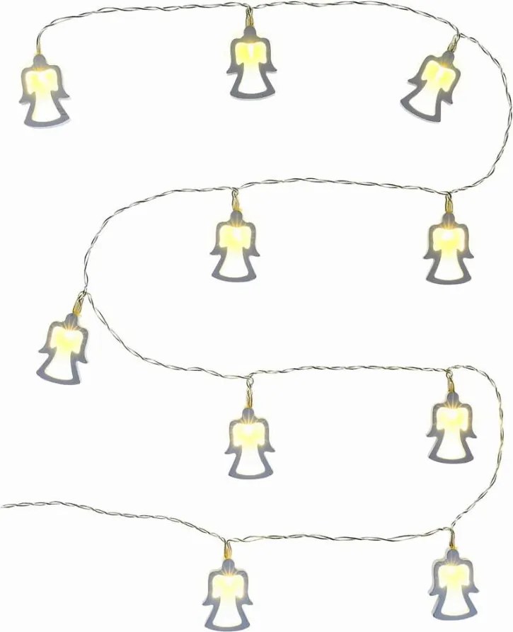 Retlux - LED гирлянд 10xLED/2xAA 1,8m топла бяла светлина