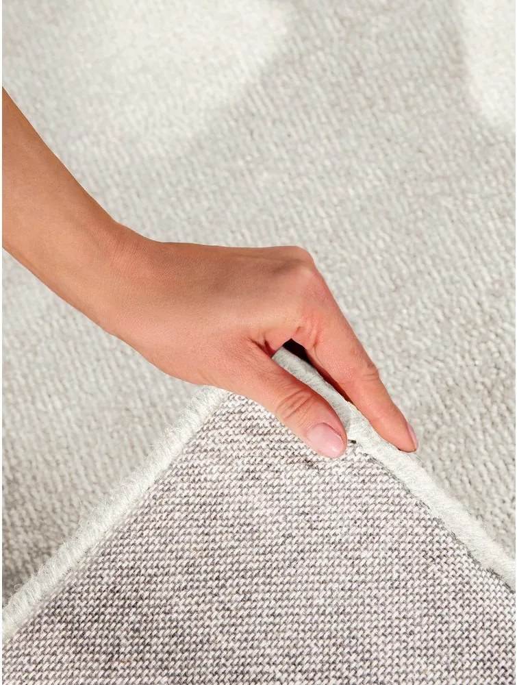 Кремав ръчно изработен килим със смес от вълна 80x150 cm Kari – Villeroy&amp;Boch