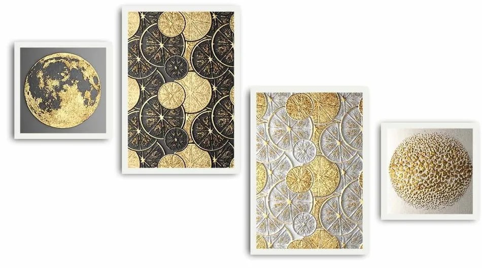 Картини в комплект 4 бр. 35x50 cm – Wallity